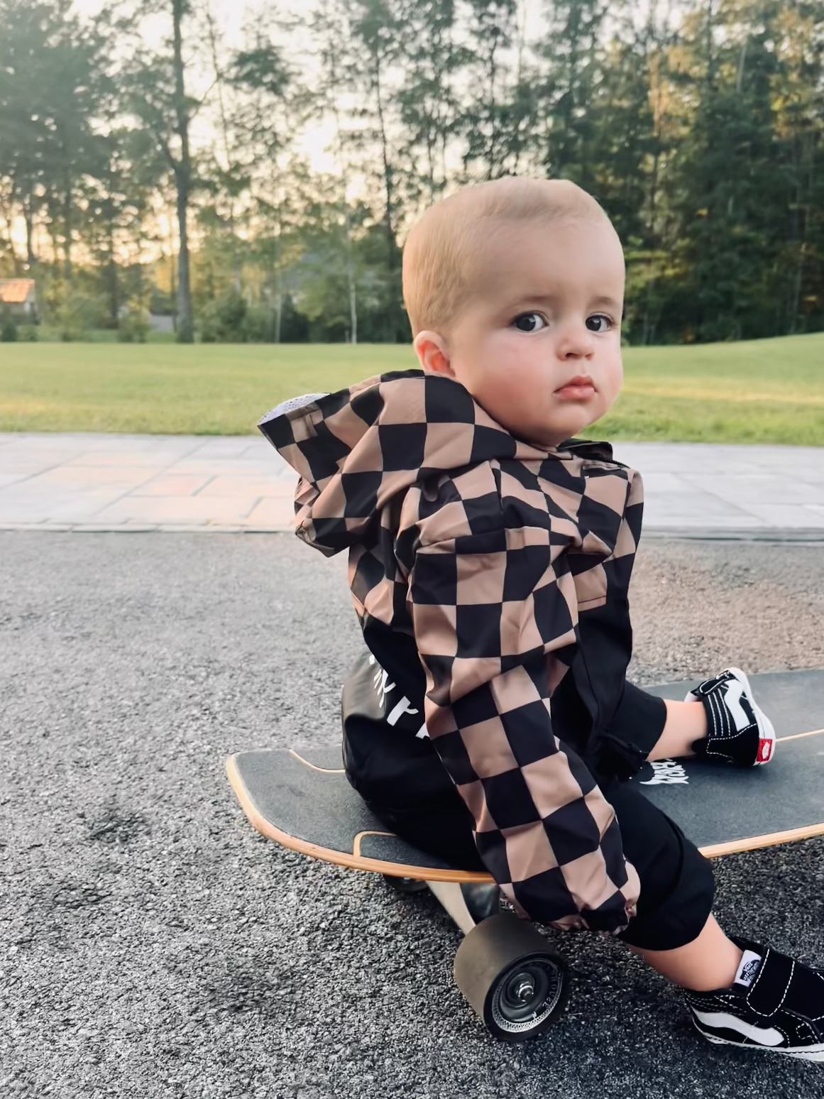 Checkered Fall Jacket | Little Ripper Windbreaker - Rippers & Rascals