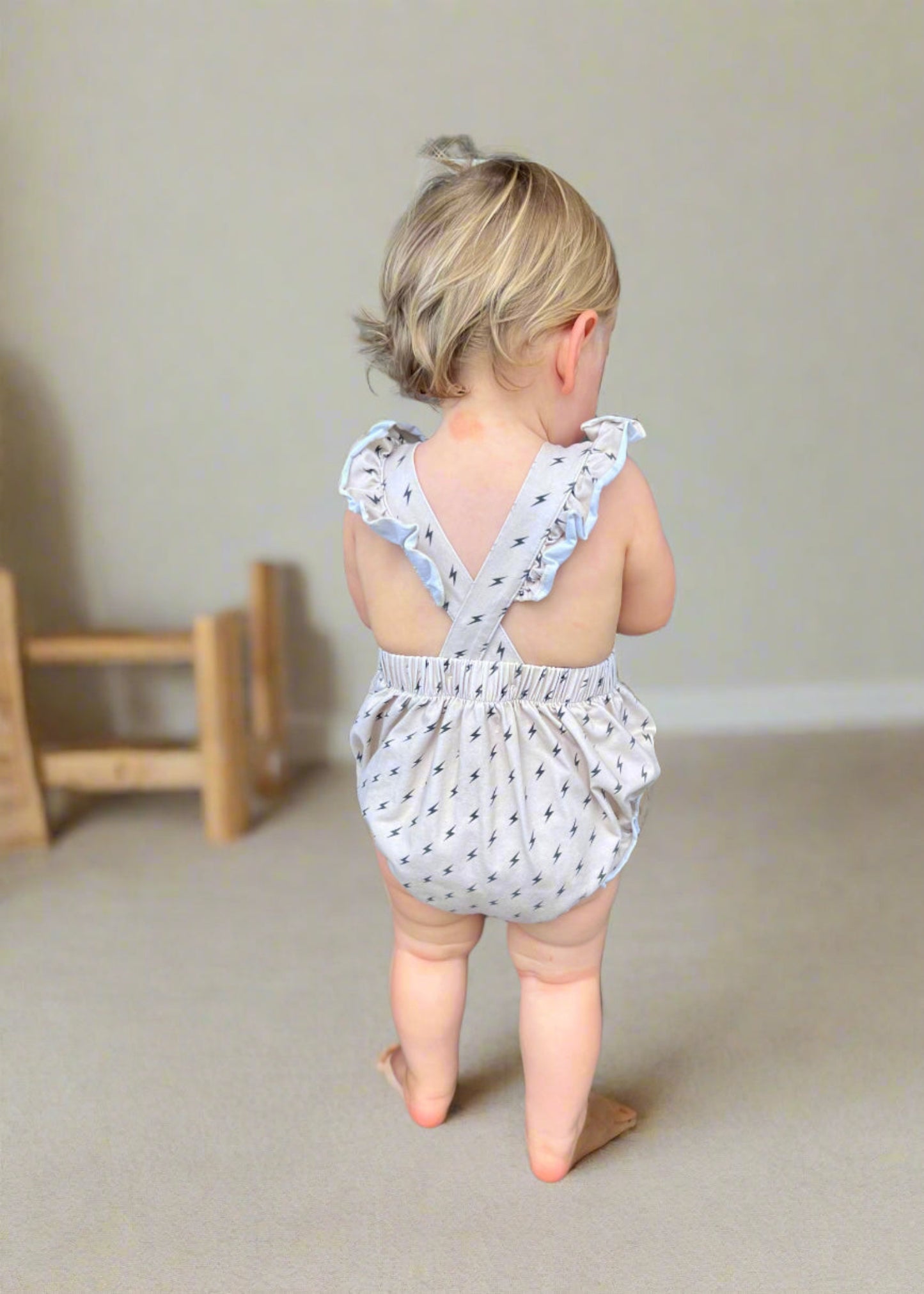 Baby & Toddler Lightning Bolt Romper | Matching Sibling Outfit