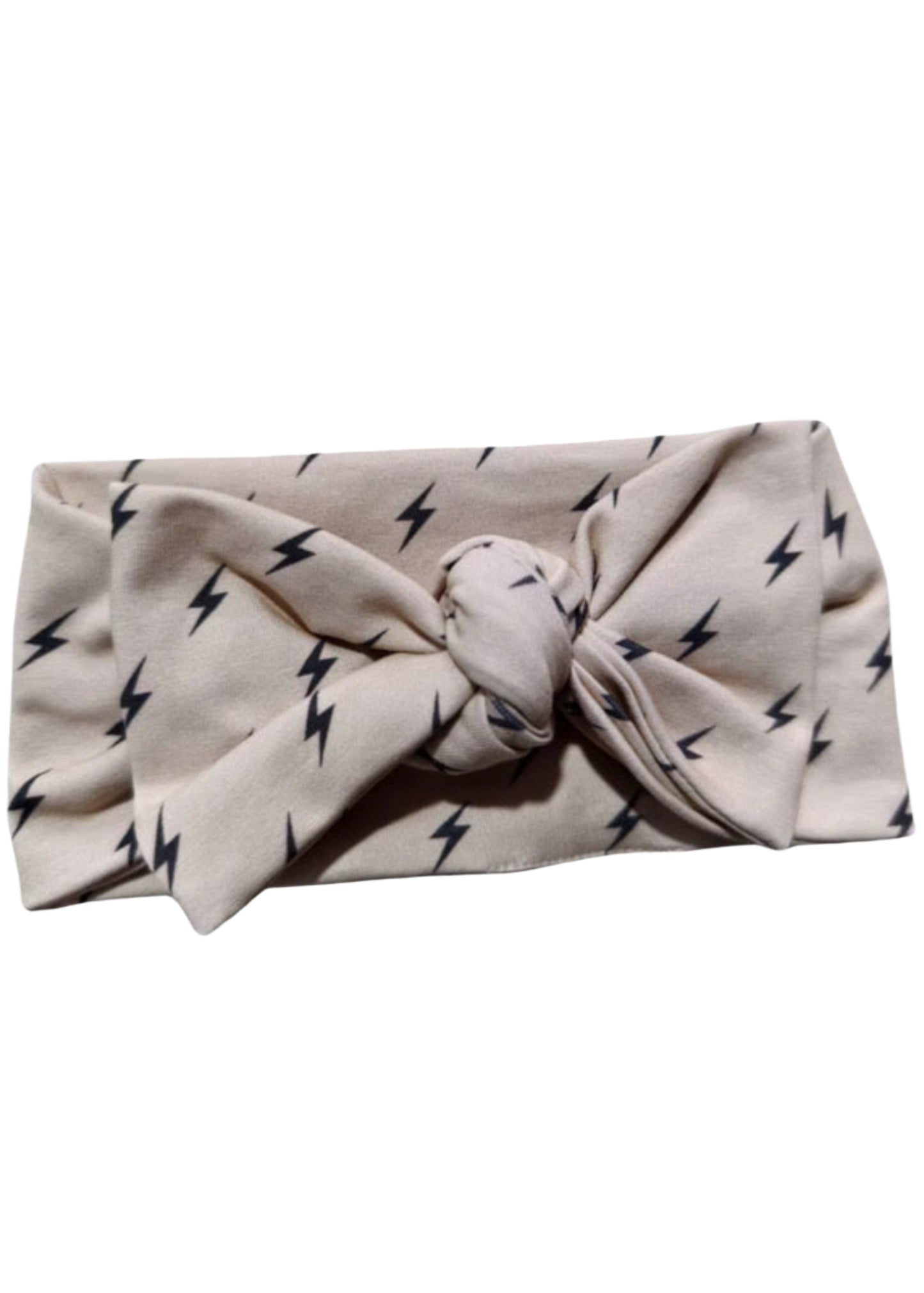 Baby & Toddler Girls Knotted Bow Headband | Lightning Bolts