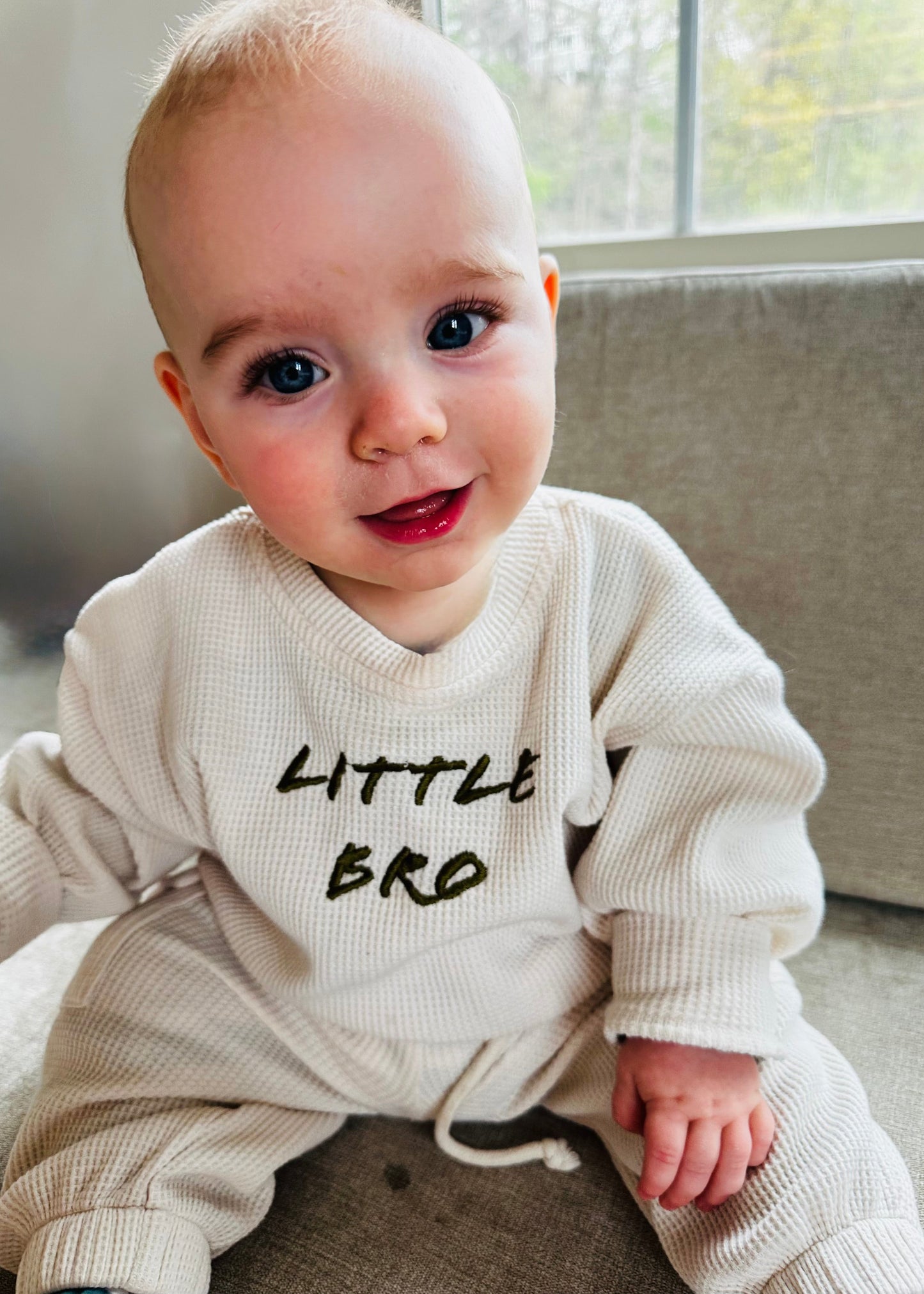 Little Brother Jogger Set | Baby & Toddler Matching Sibling Outfits - Rippers & Rascals