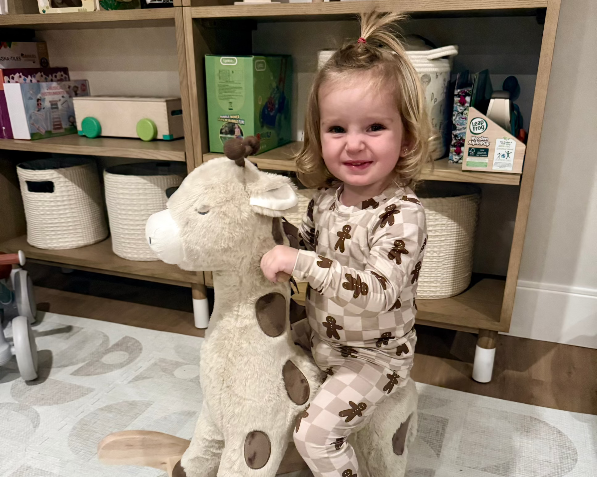 Bamboo Toddler & Kids Christmas Pajamas | Matching Family Holiday Set - Gingerbread - Rippers & Rascals