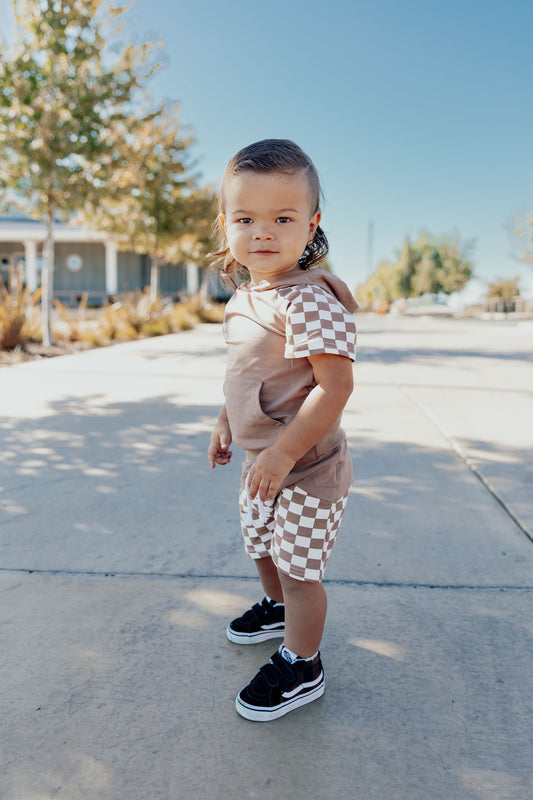 Theo Set | Checkered Boys' Outfit - Rippers & Rascals