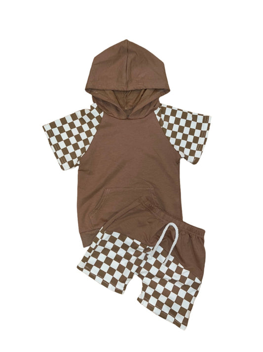 Theo Set | Checkered Boys' Outfit - Rippers & Rascals