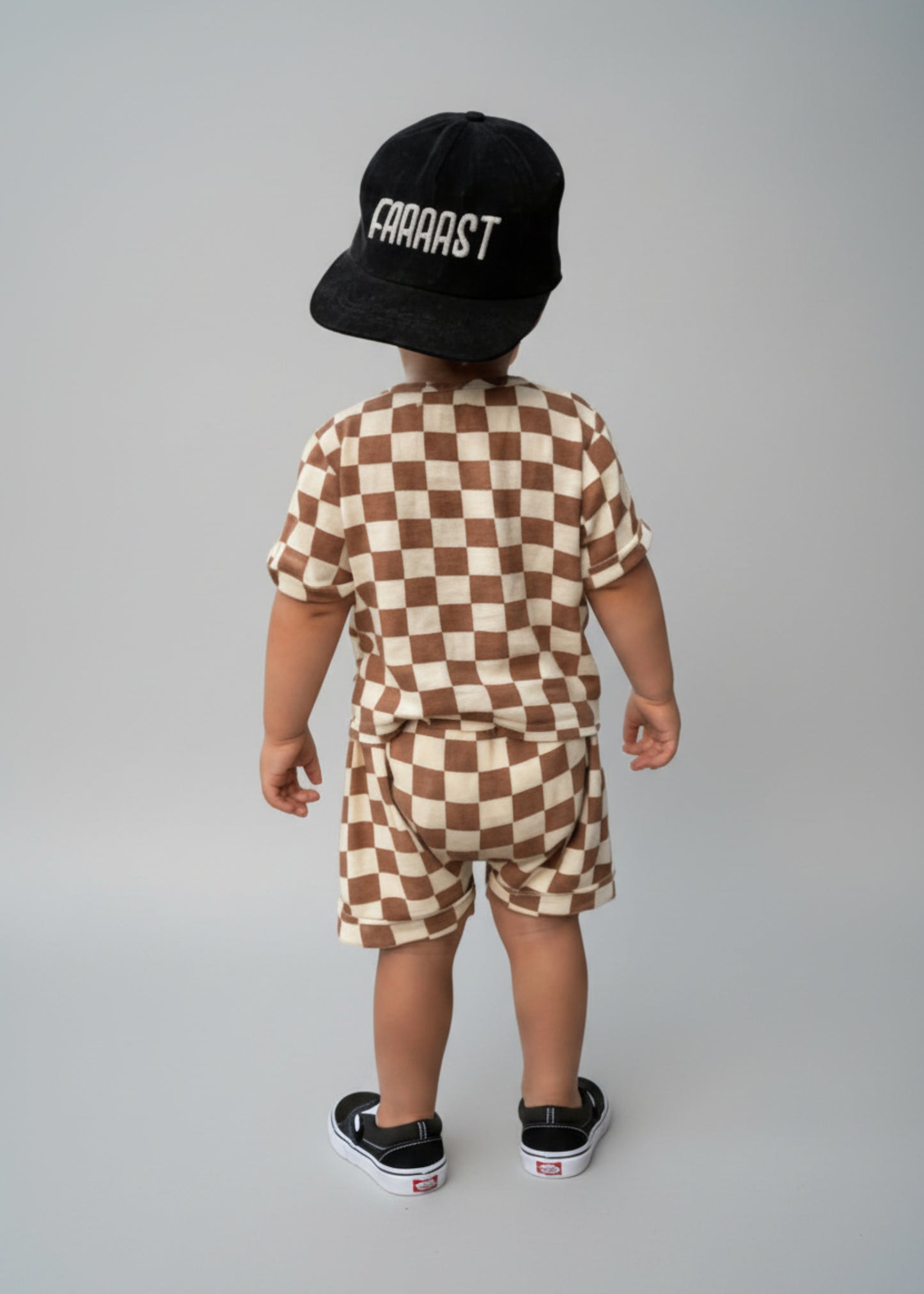 Gio Checkered Button-Down Set | Toddler Boys Summer Outfit - Rippers & Rascals