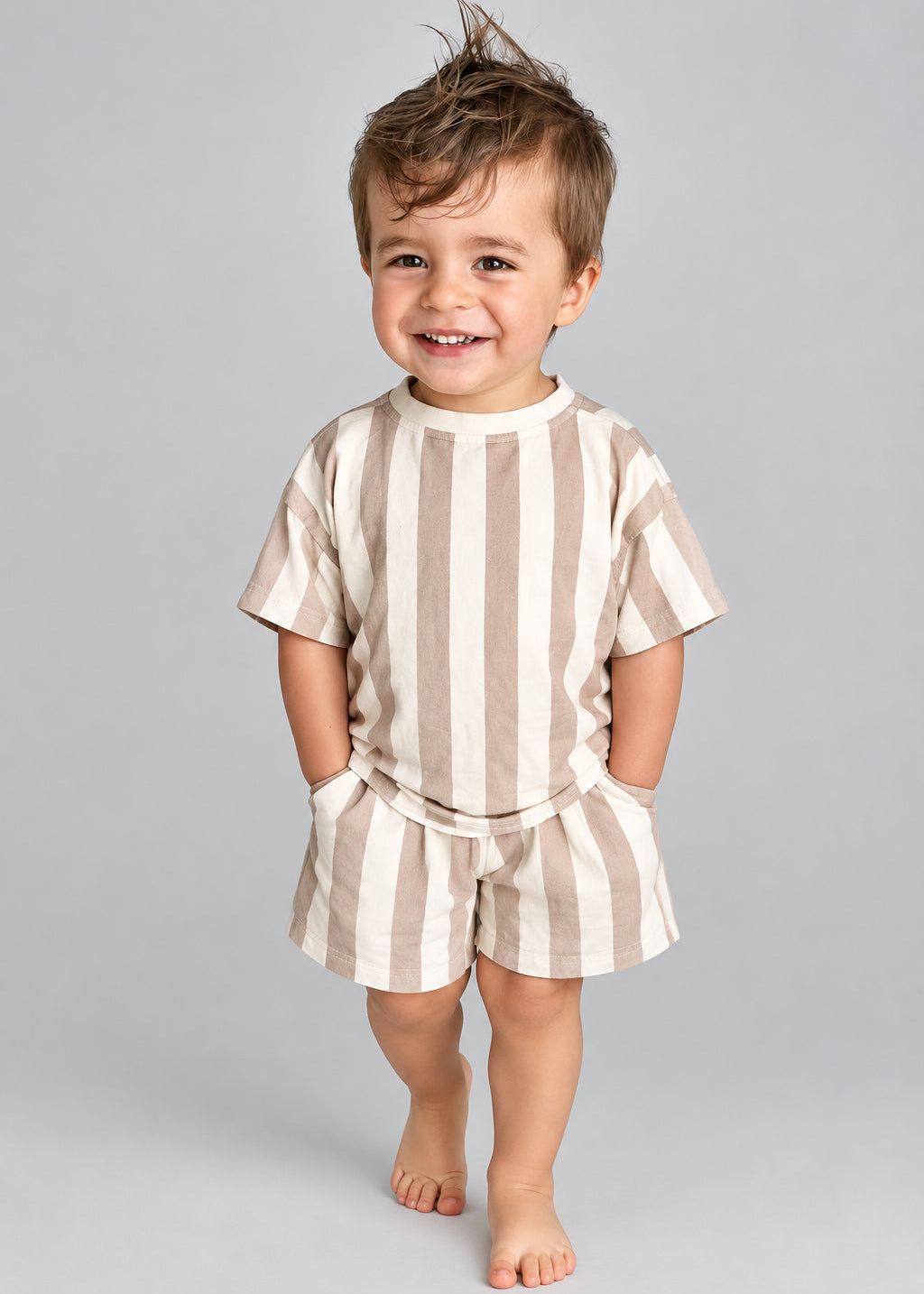 Kai Bamboo Striped Short Set | Toddler Summer Outfits