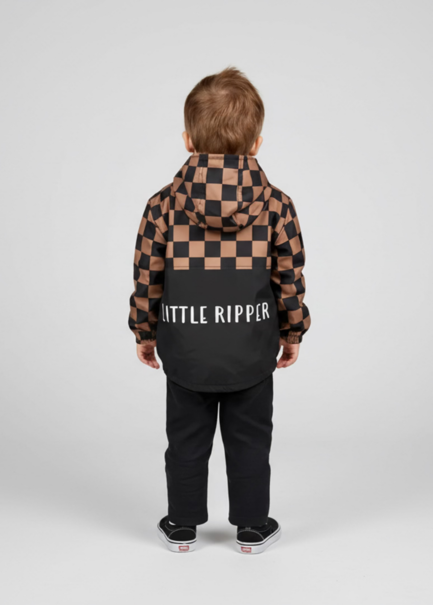 Checkered Fall Jacket | Little Ripper Windbreaker - Rippers & Rascals