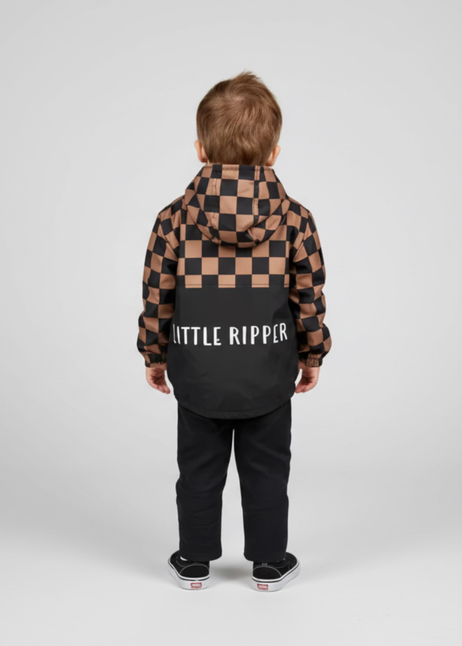 Checkered Fall Jacket | Little Ripper Windbreaker - Rippers & Rascals