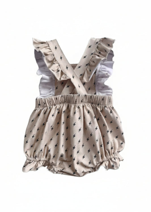 Baby & Toddler Lightning Bolt Romper | Matching Sibling Outfit