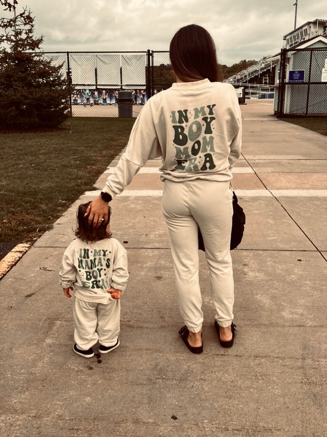 Women's Boy Mom Jogger Set | Matching Mom and Son Outfits