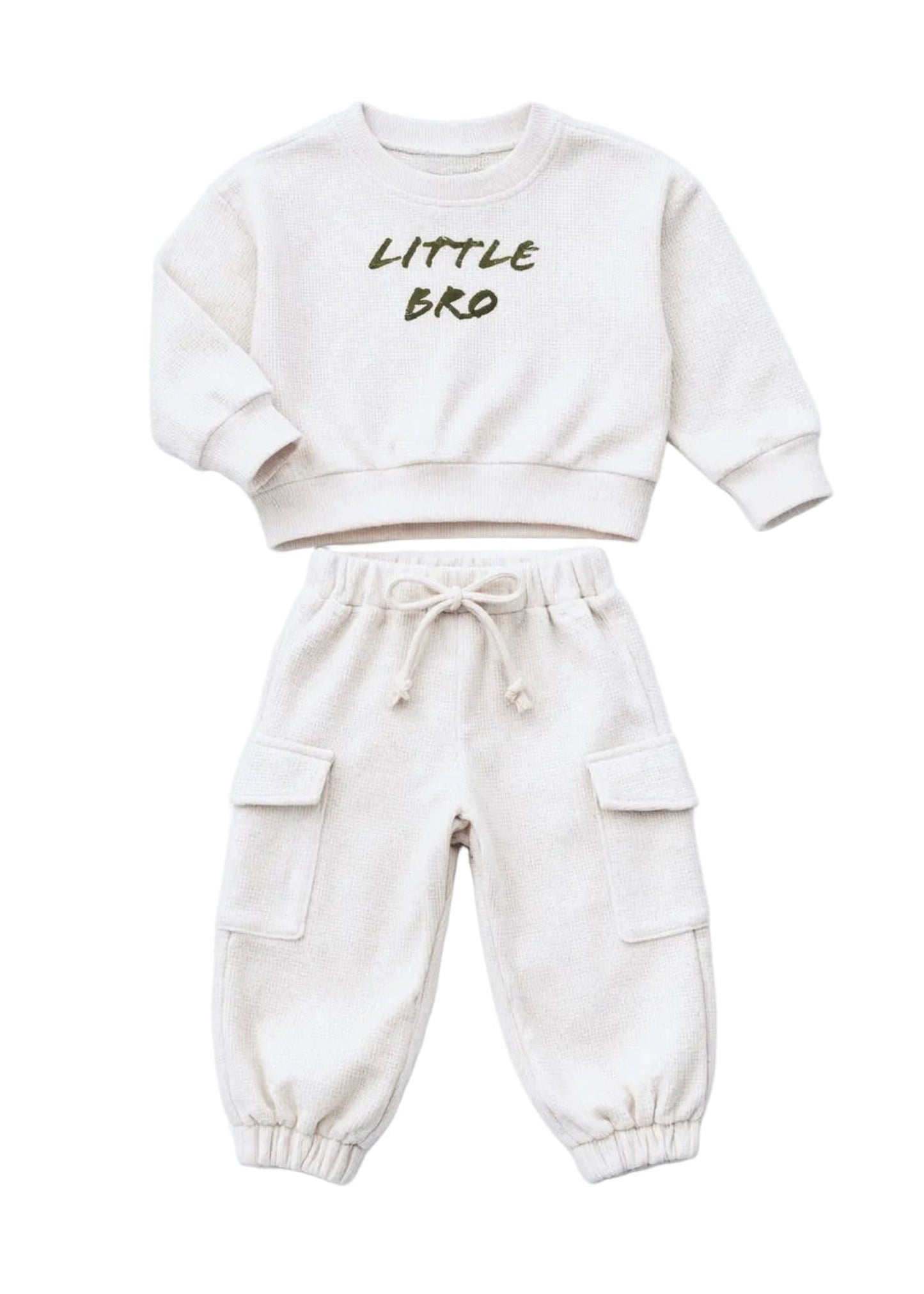 Little Brother Jogger Set | Baby & Toddler Matching Sibling Outfits - Rippers & Rascals