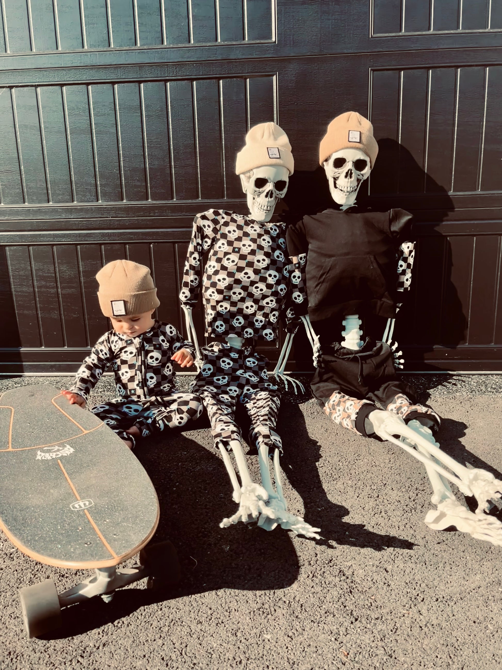 Spooky Skull Halloween Onesie- Rippers & Rascals