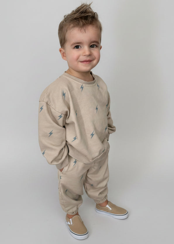 Leo Lightning Bolt Jogger Set | Lightning Bolt Jogger Outfit - Rippers & Rascals