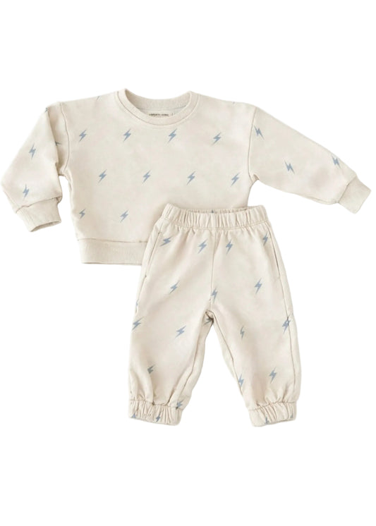 Leo Lightning Bolt Jogger Set | Lightning Bolt Jogger Outfit - Rippers & Rascals
