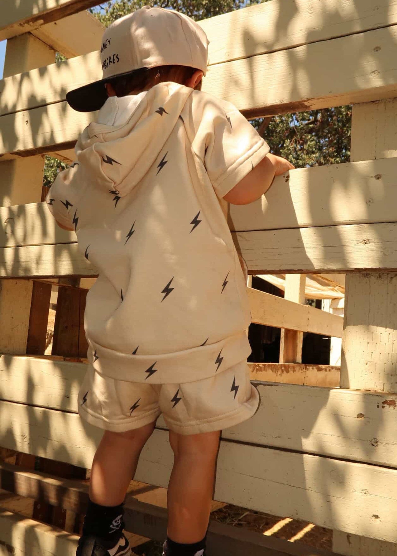 Jackson Hooded Lightning Set | Toddler Boys Matching Sibling Outfit - Rippers & Rascals