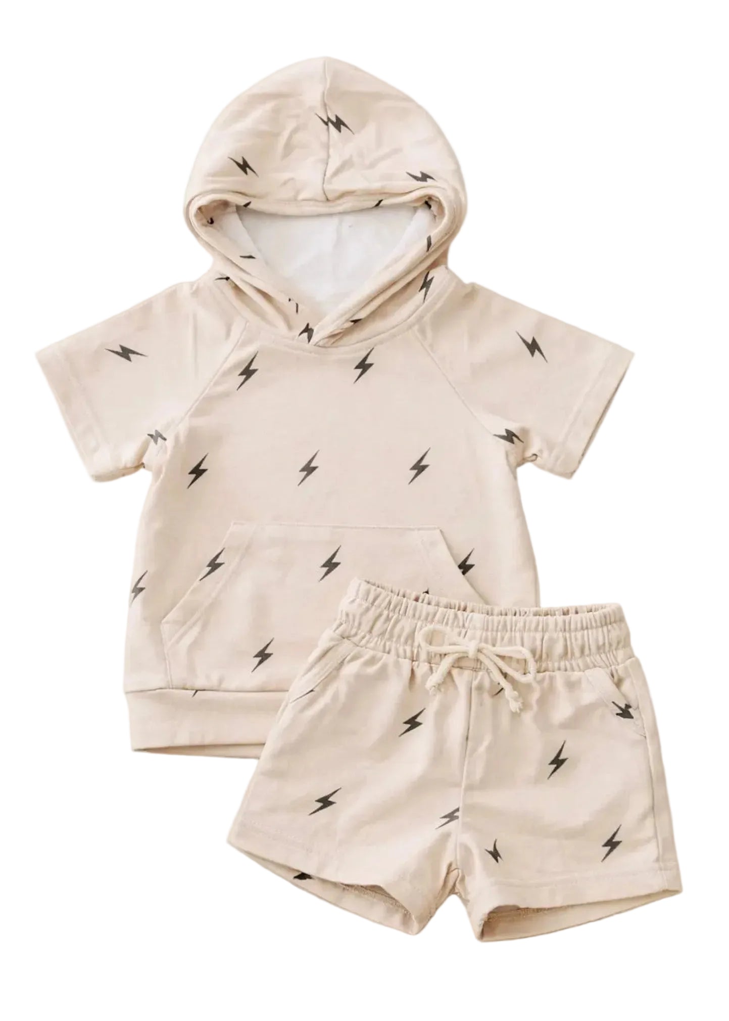 Jackson Hooded Lightning Set | Toddler Boys Matching Sibling Outfit - Rippers & Rascals