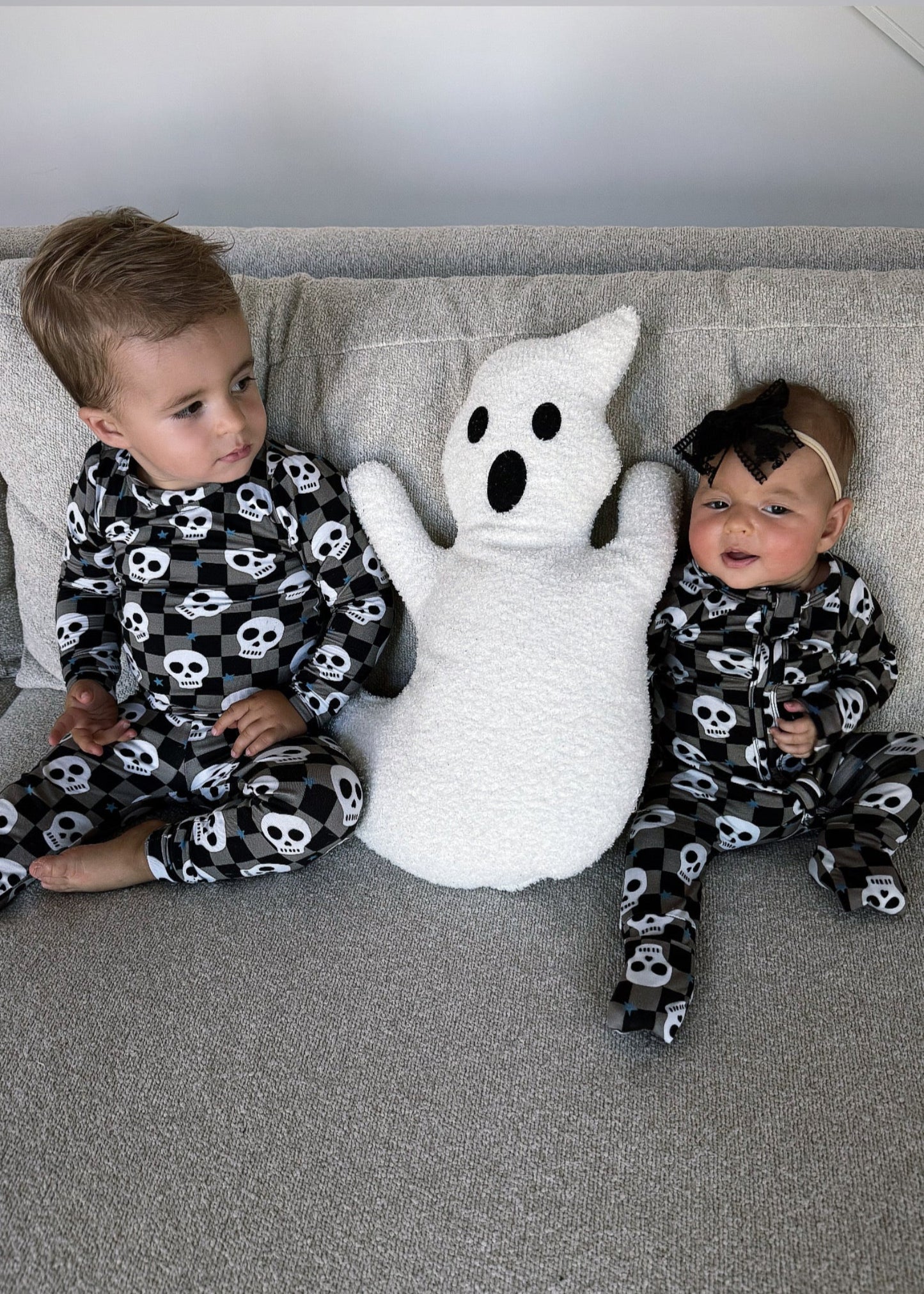 Bamboo Baby Halloween Sleeper | Spooky Skull Pajamas - Rippers & Rascals