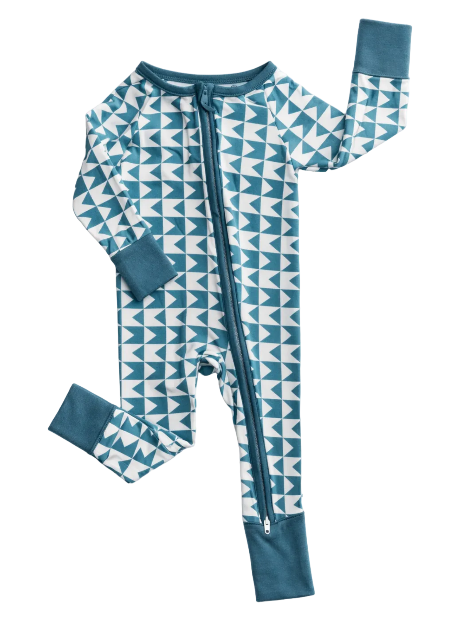 Geometric Bamboo Sleeper | Soft Baby Pajamas - Rippers & Rascals