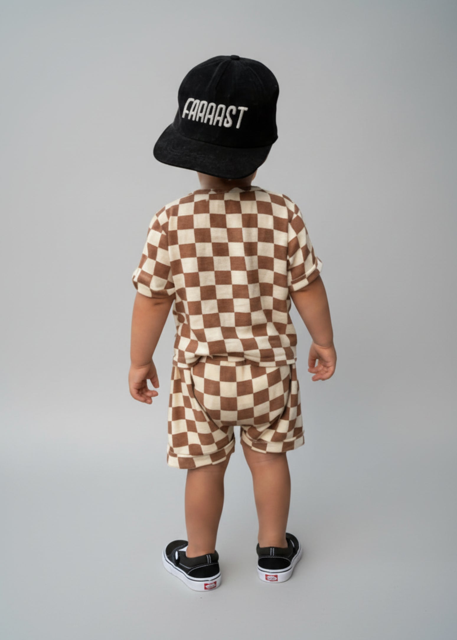 Gio Checkered Button-Down Set | Toddler Boys Summer Outfit - Rippers & Rascals