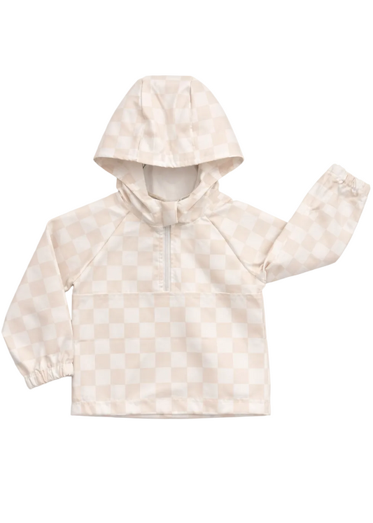 CheckerClub Jacket | Toddler Checkered Raincoat - Rippers & Rascals