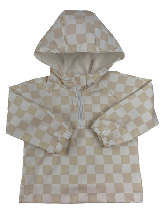 Baby & Toddler Checkered Raincoat - Rippers & Rascals