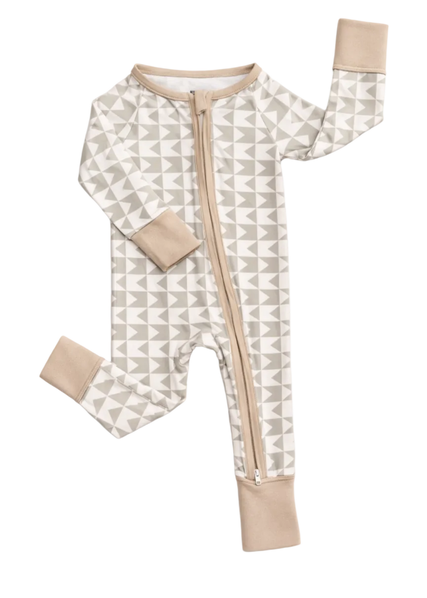Geometric Bamboo Sleeper | Soft Baby Pajamas - Rippers & Rascals