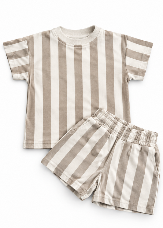 Kai Bamboo Striped Short Set | Toddler Summer Outfits