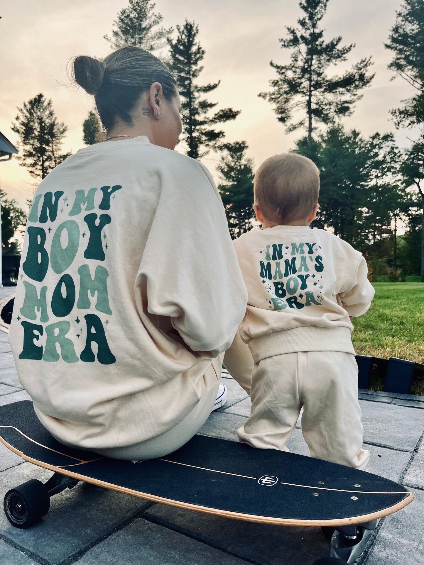 Boy Mom Era Jogger Set - Rippers & Rascals - Matching Mom and Son Outfit